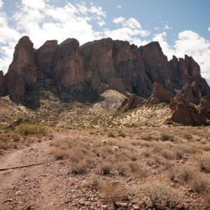 Superstition Mountains in Apache Junction, AZ